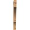 Ekena Millwork Balboa Block Rough Sawn Bracket, Western Red Cedar, 4"W x 44"D x 48"H BKT04X44X48BOA05RWR - alternate 2